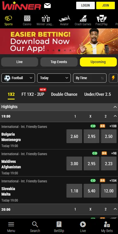 Winner Bet App